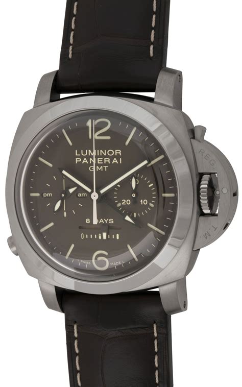 panerai 8 days titanium|Panerai luminor gmt titanium.